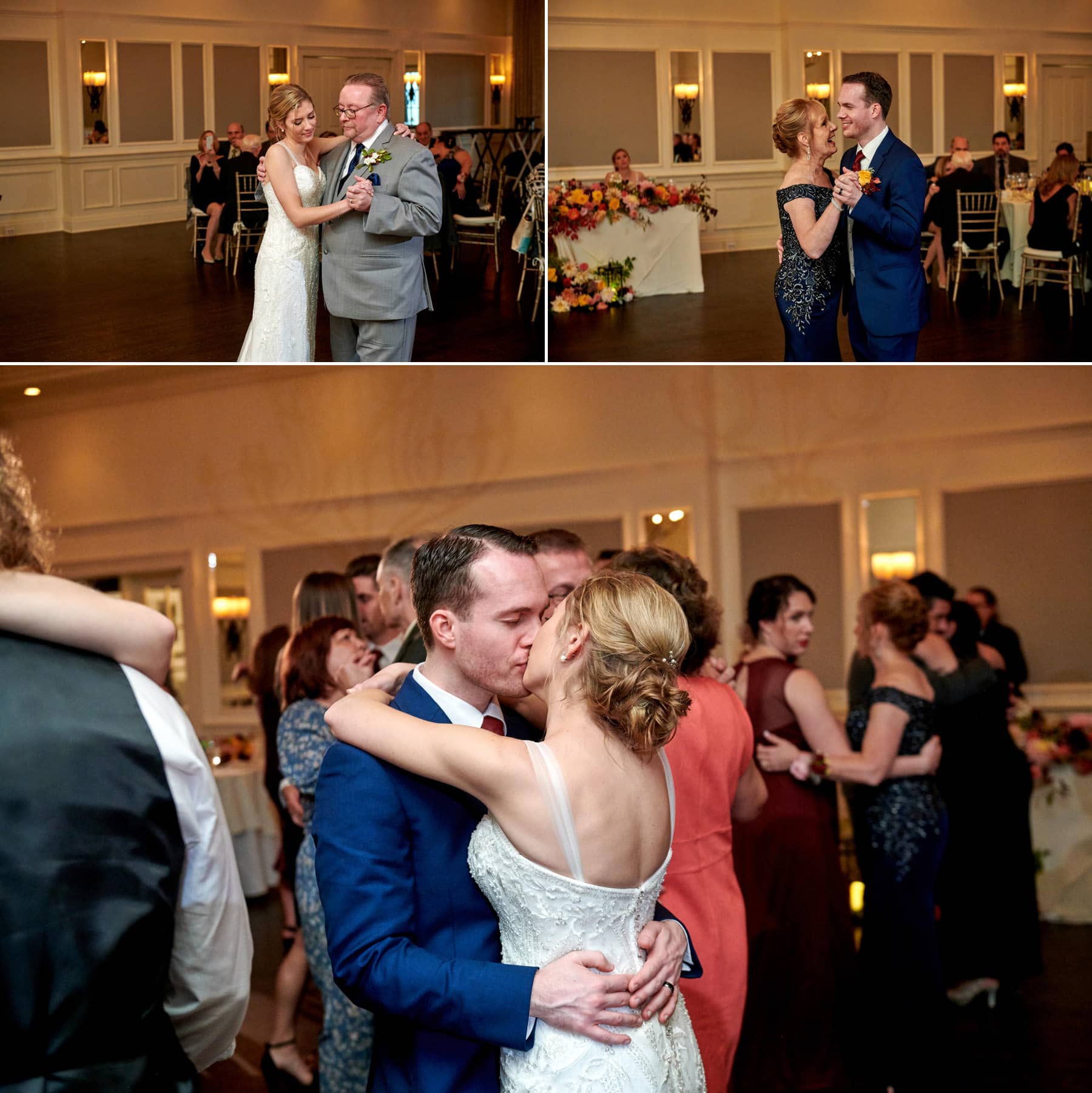 parent dance photos at French Creek Golf Club