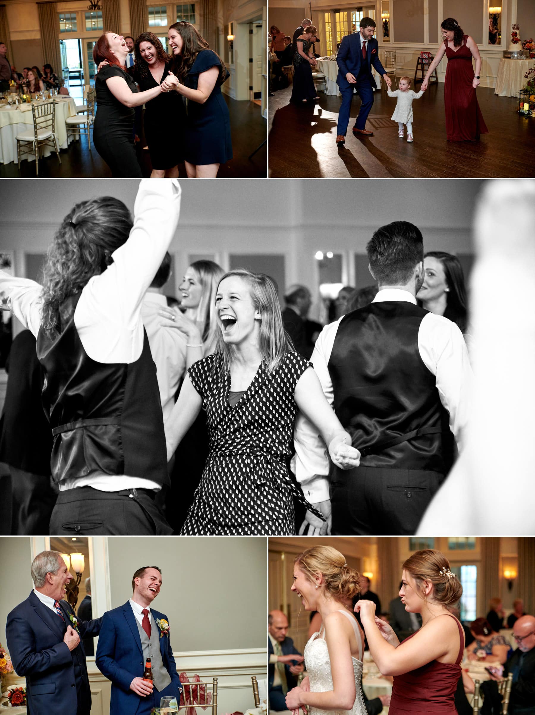 French Creek Golf Club wedding reception photos