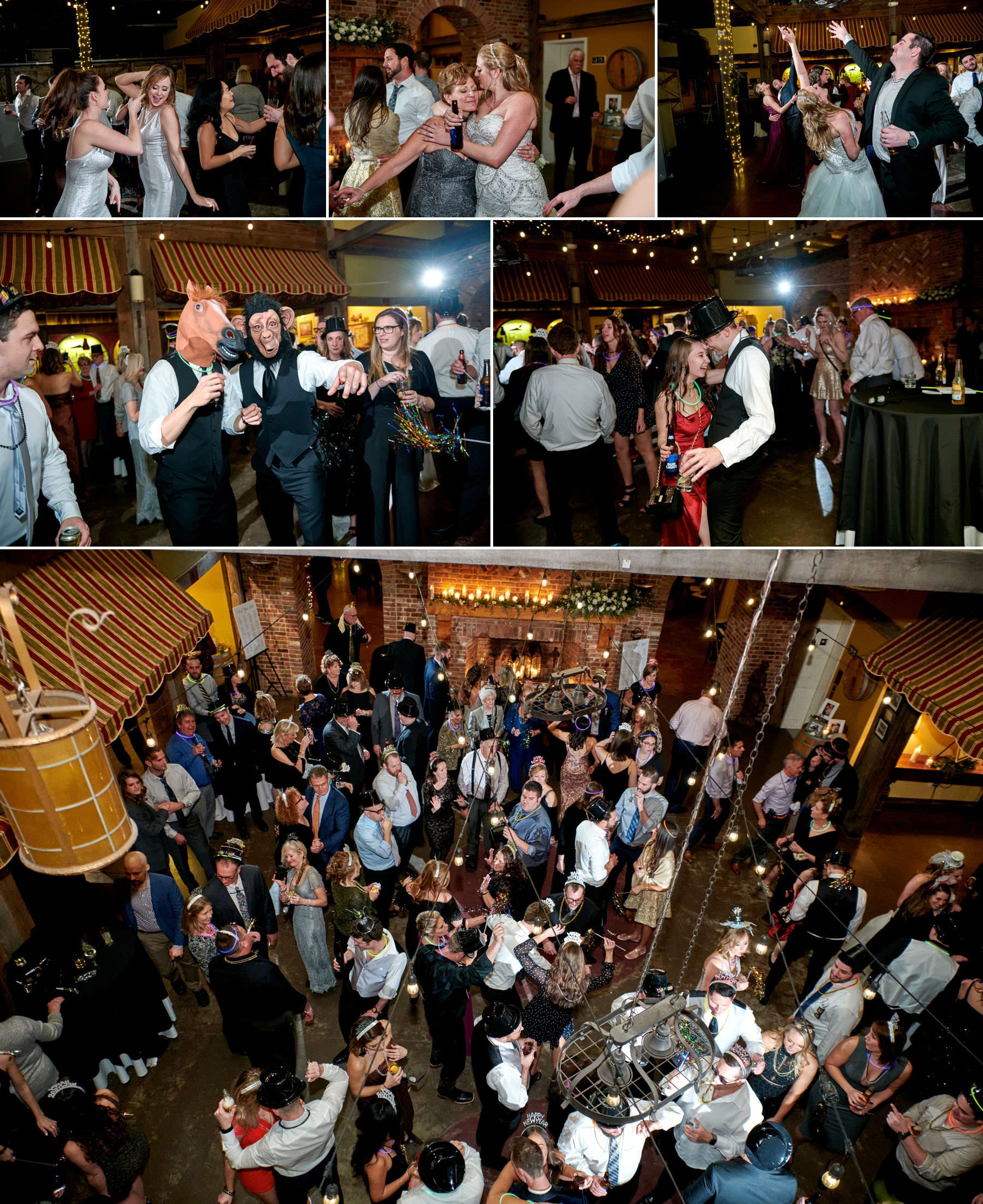 wedding dancing photos at laurita winery