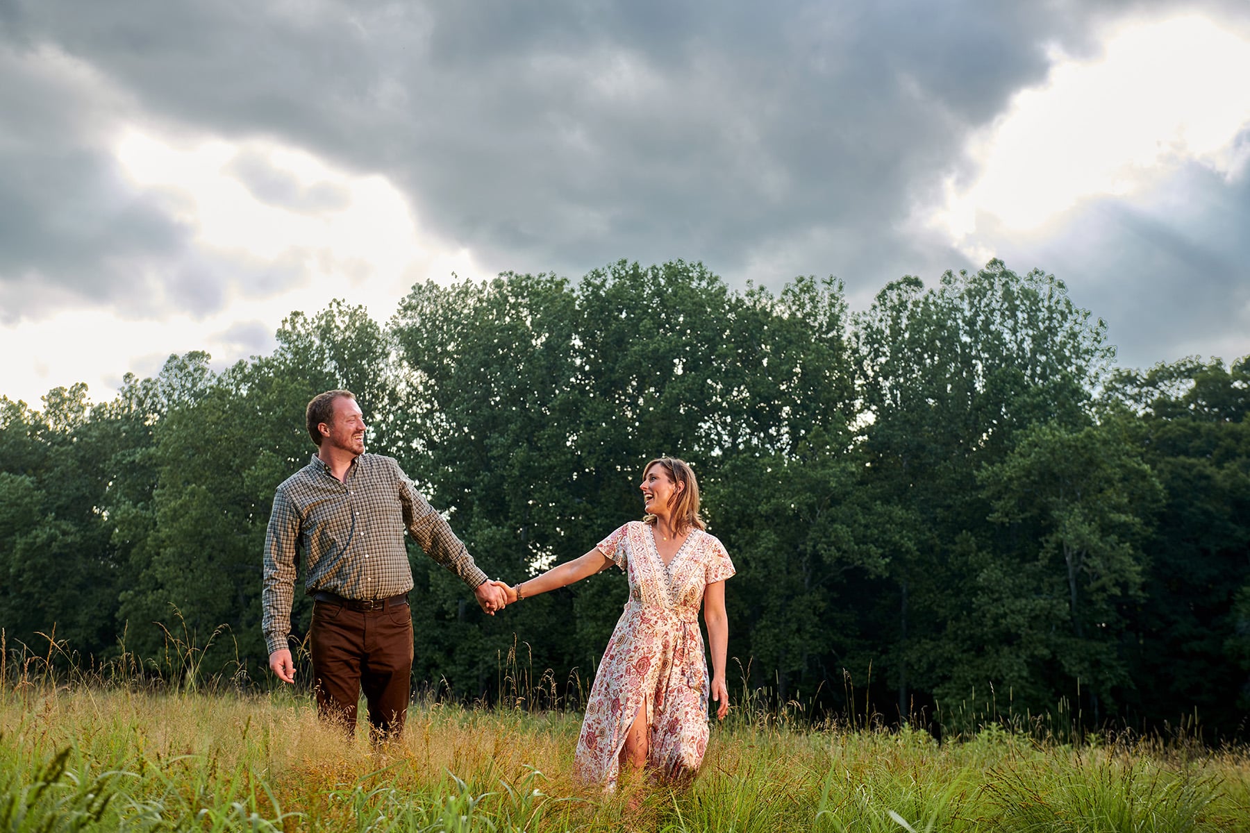 open field engagement photo