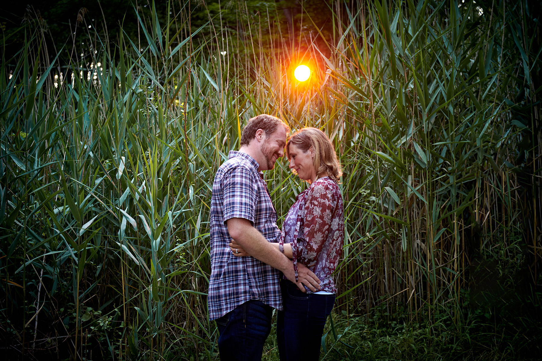 Sunset engagement photos