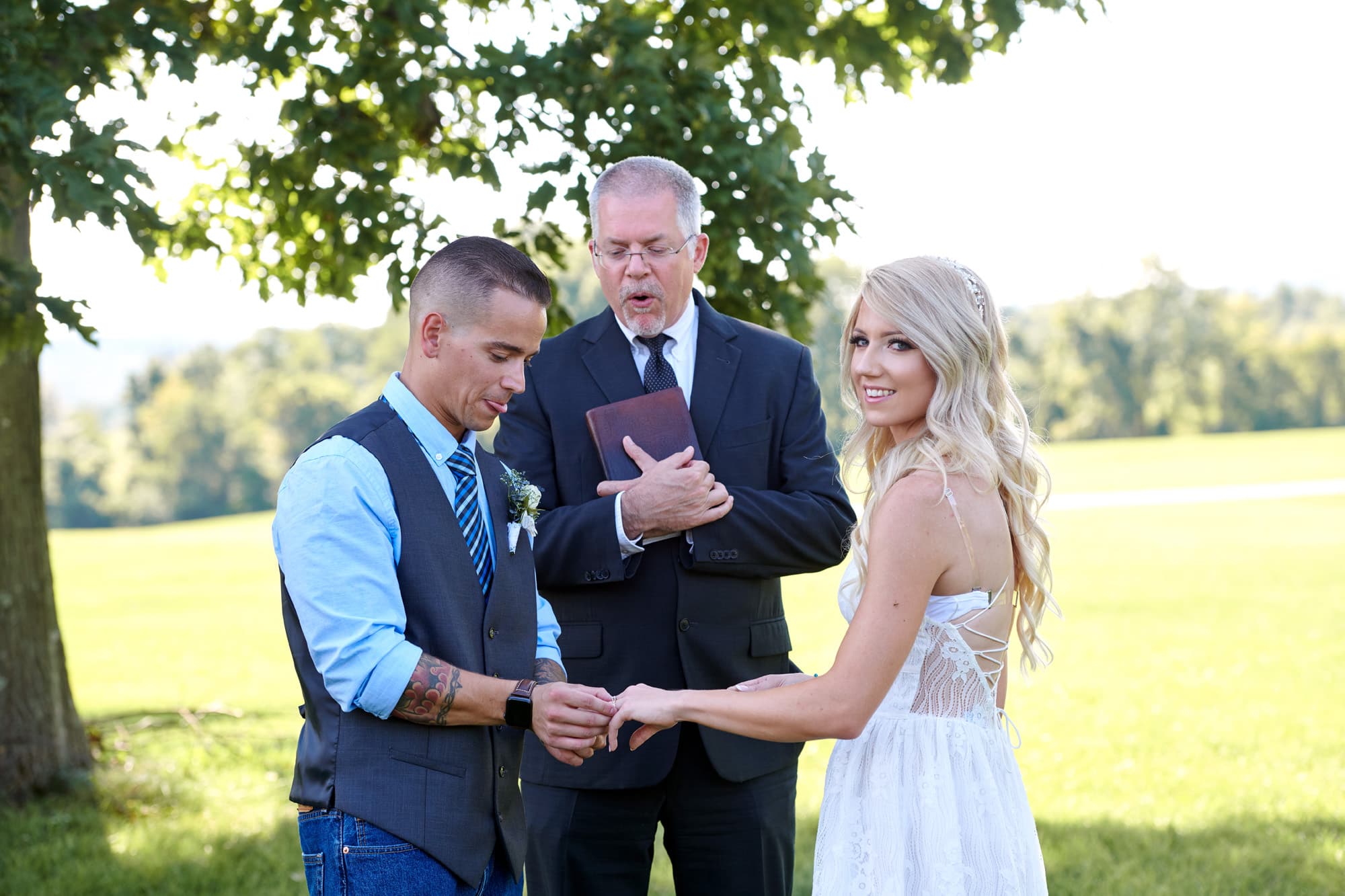 intimate hunterdon county nj wedding