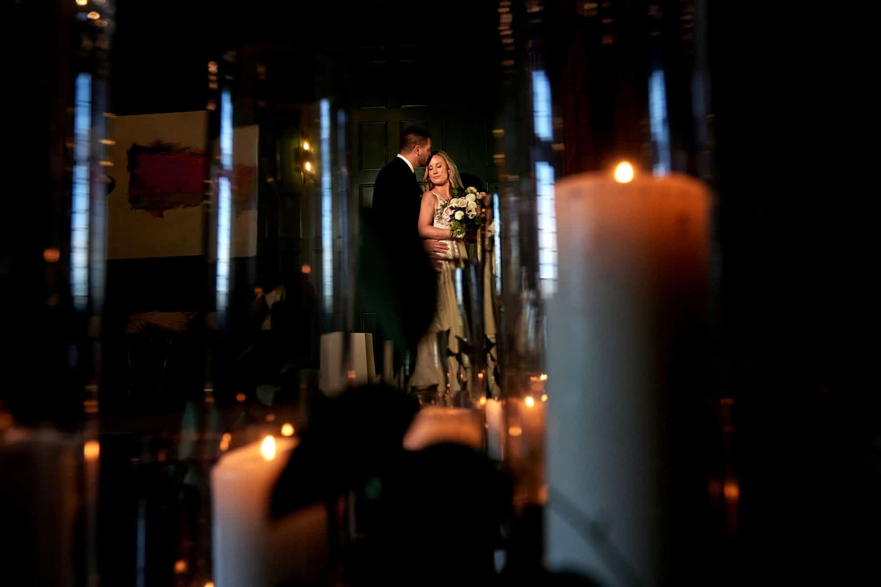 intimate wedding photo at Natirar