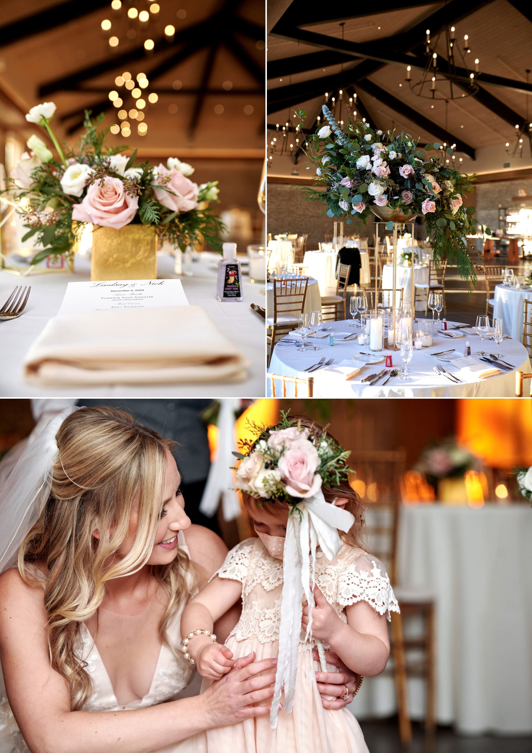 Wedding decor photos at Natirar