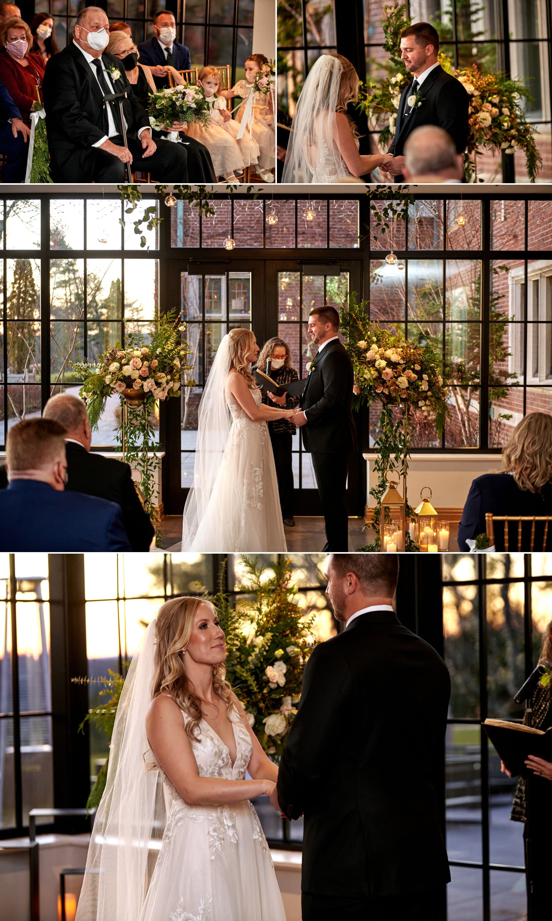 wedding vows photo at Natirar