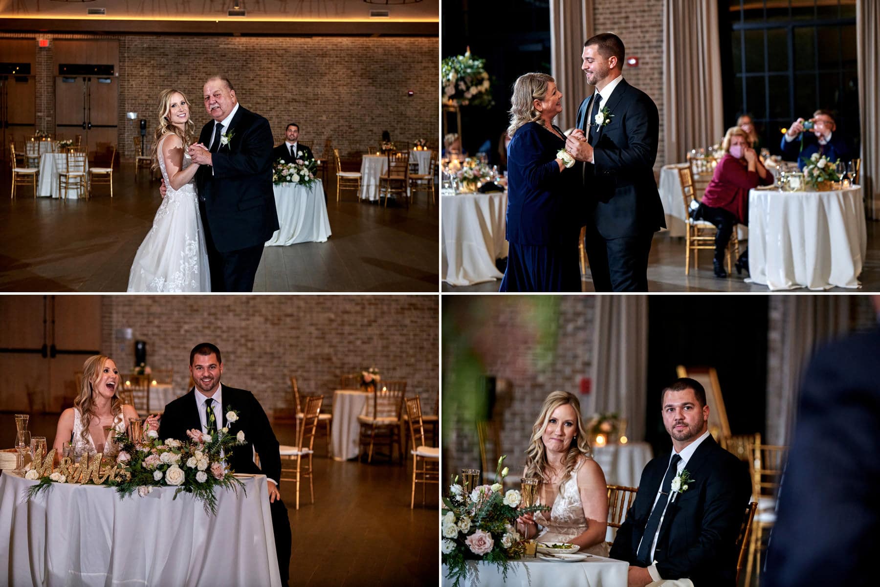 parent dances and wedding toasts at Natirar