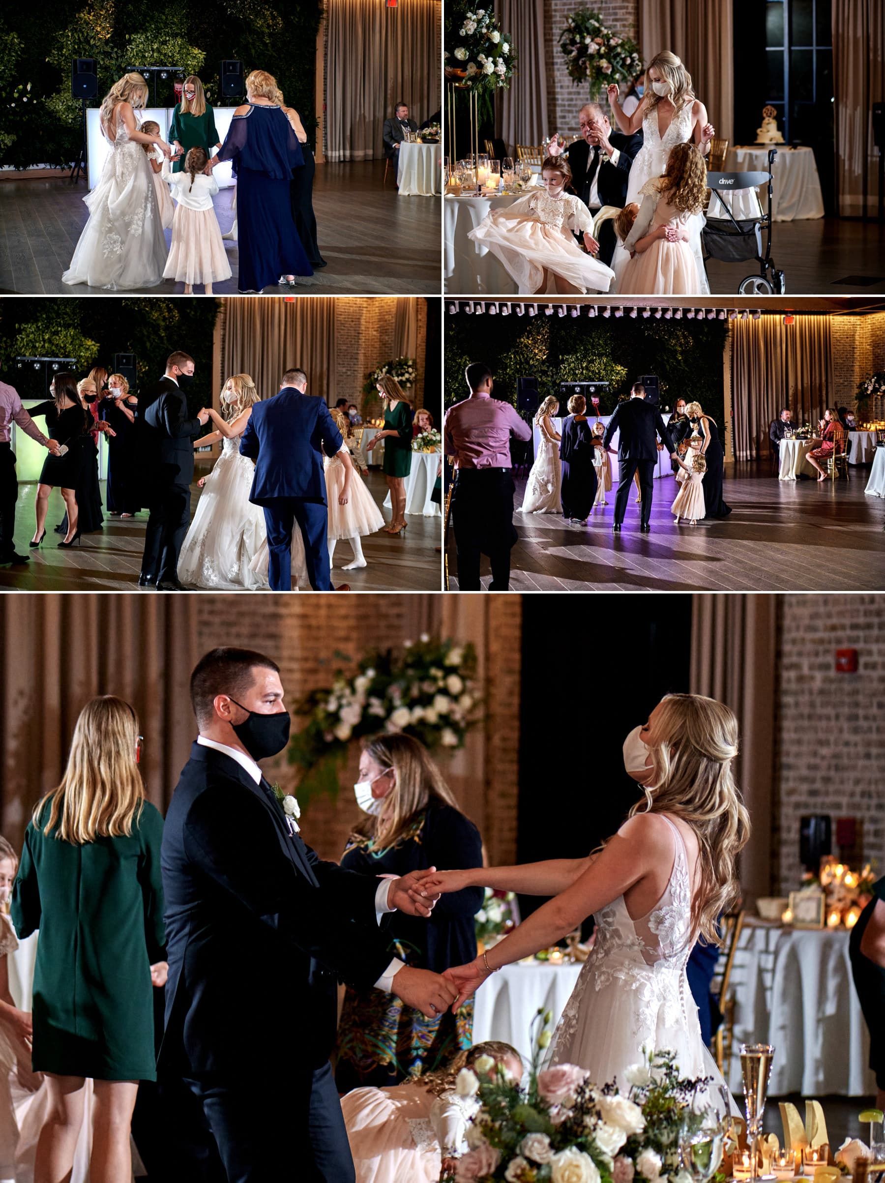 covid safe wedding dancing at Natirar