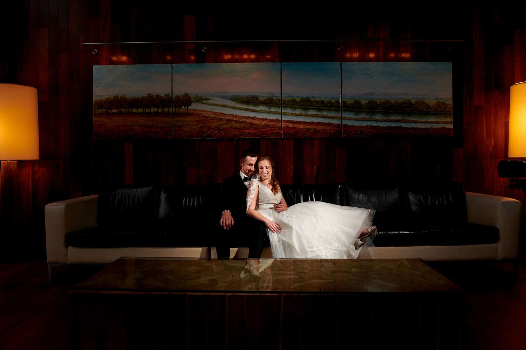 wedding photo at hyatt new brunswick
