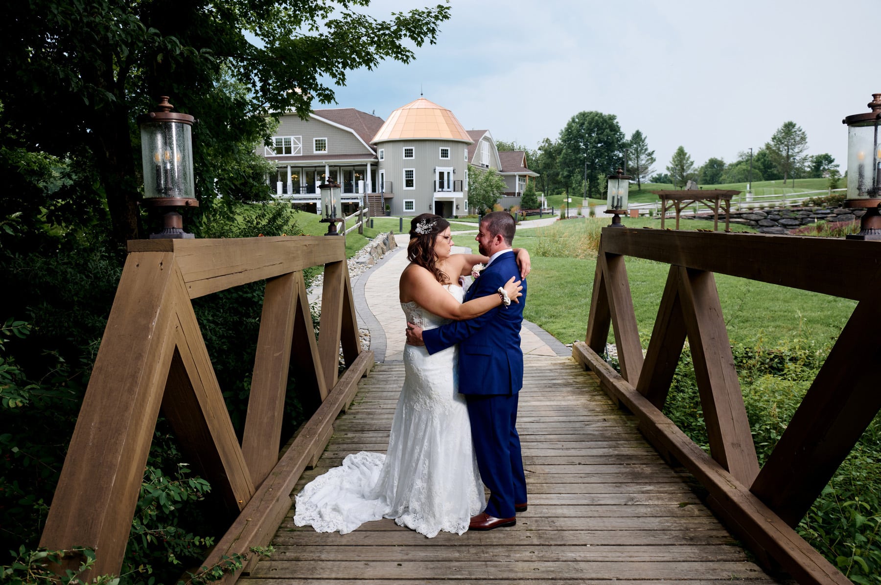 bear brook valley wedding photo