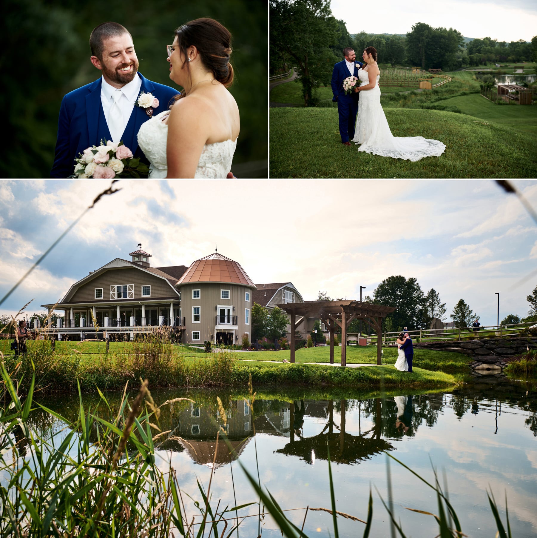 wedding day photos at bear brook valley