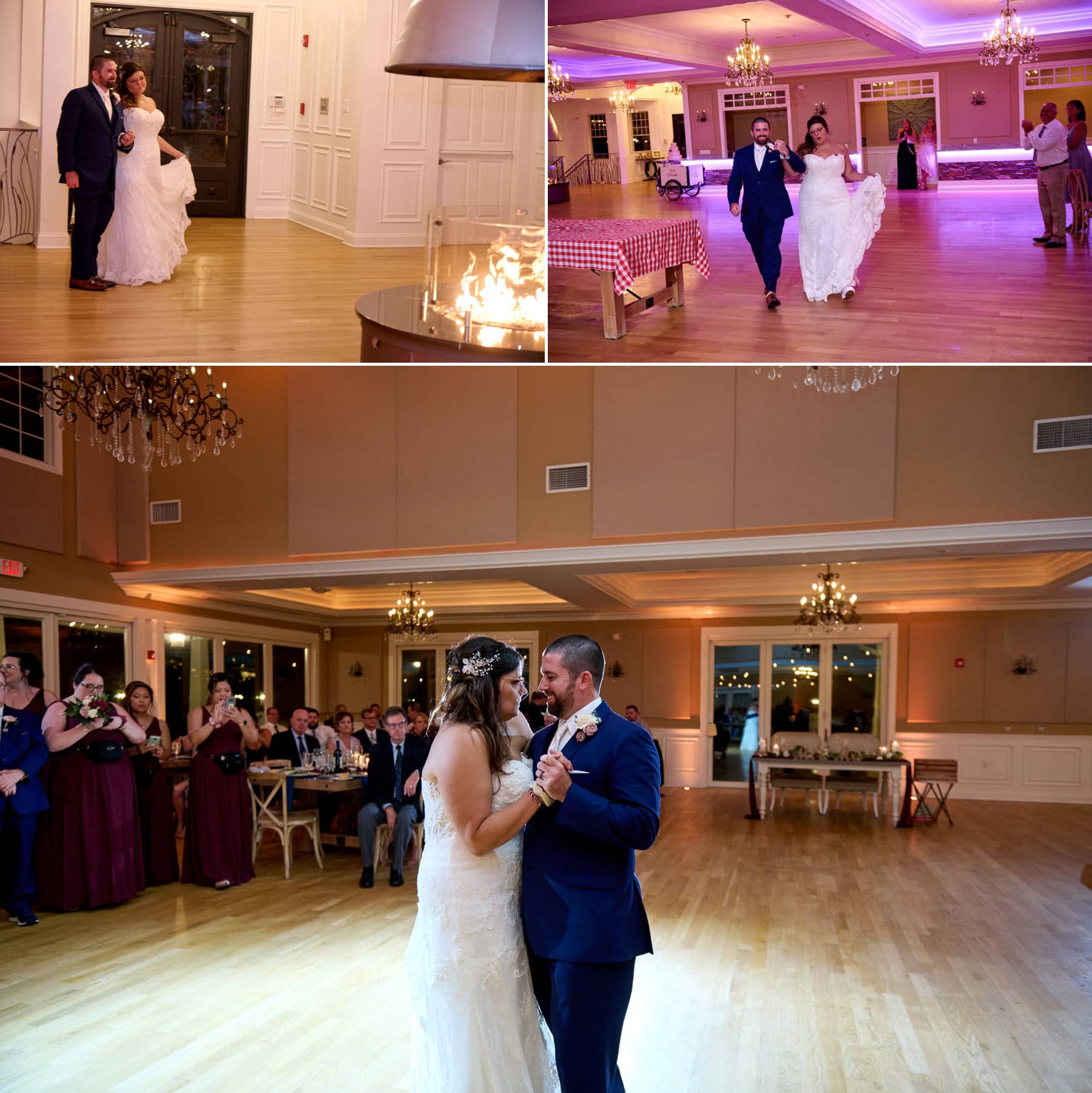 bear brook valley wedding first dance photos