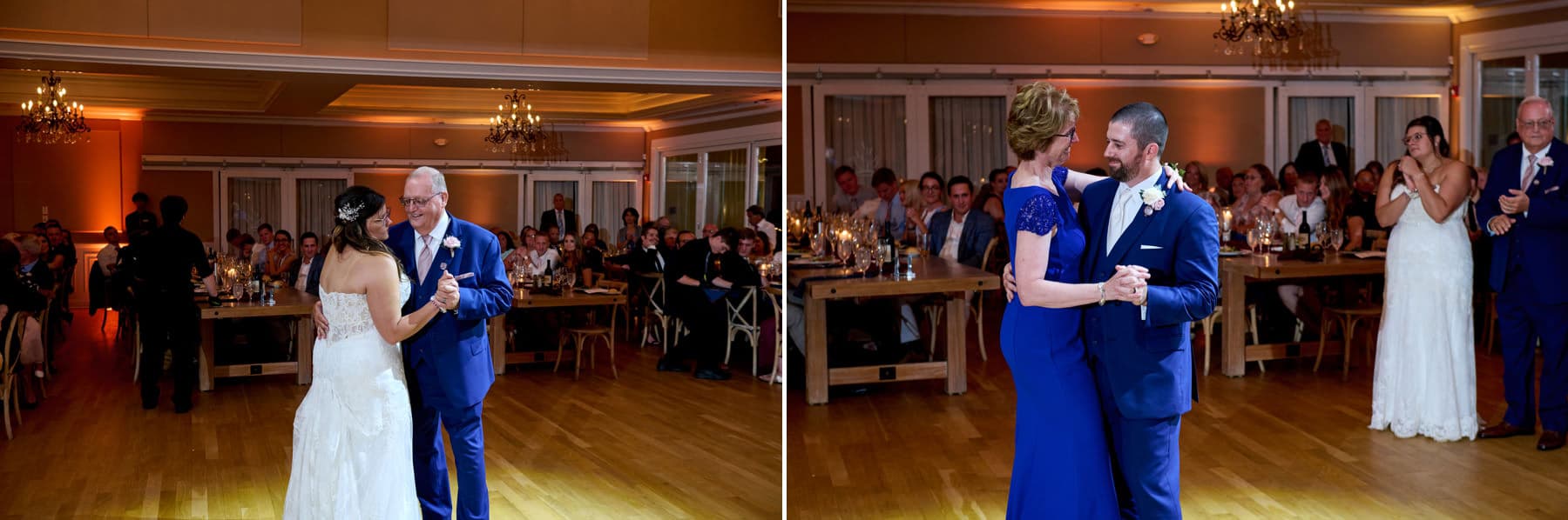 wedding parent dance photos at bear brook valley