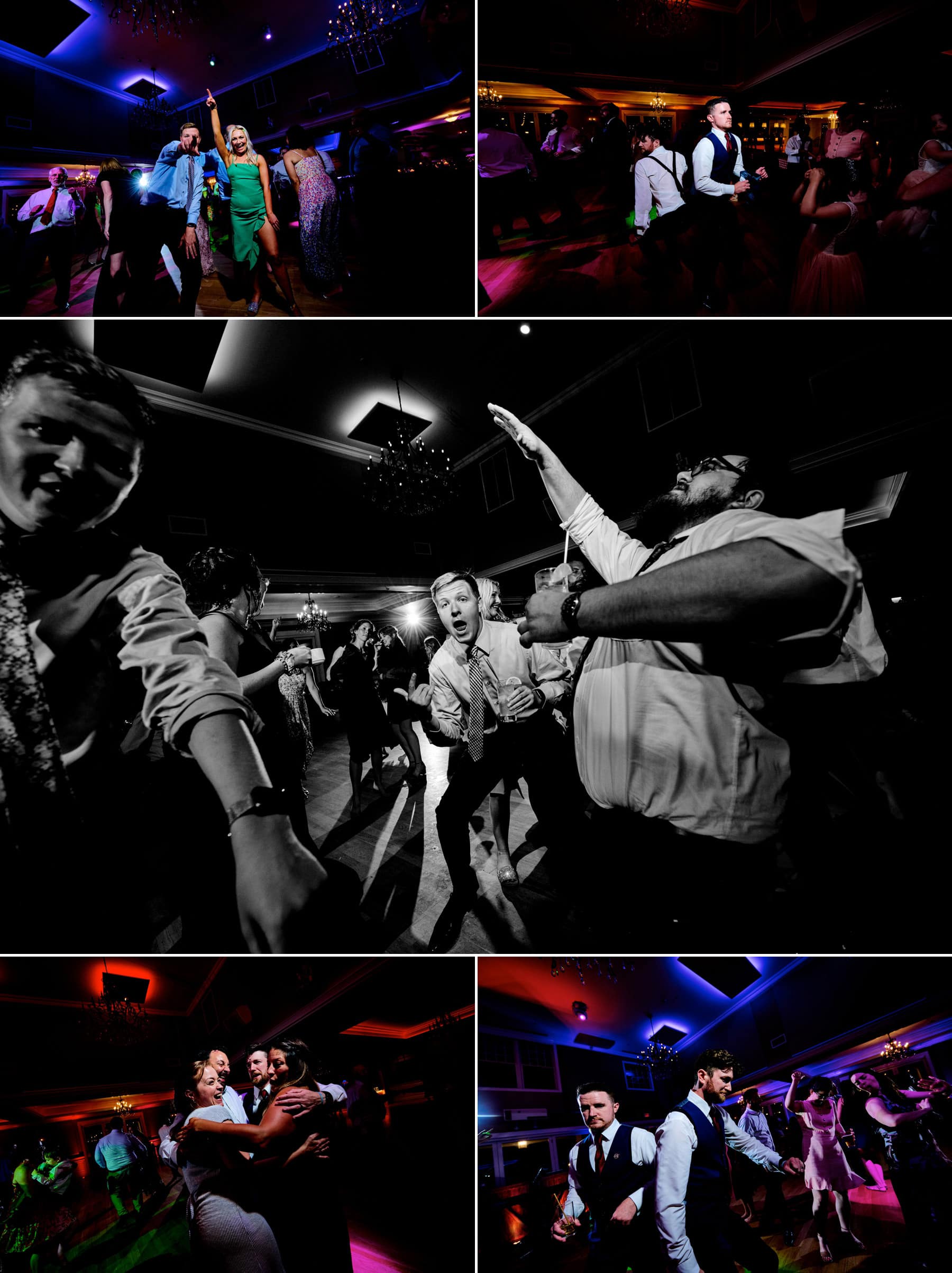 wedding dancing photos at bear brook valley