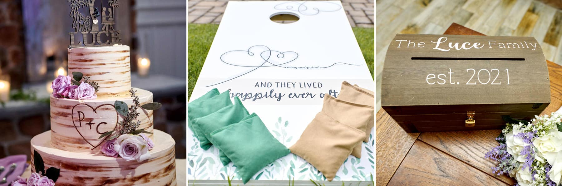 wedding detail photos at The Farmhouse