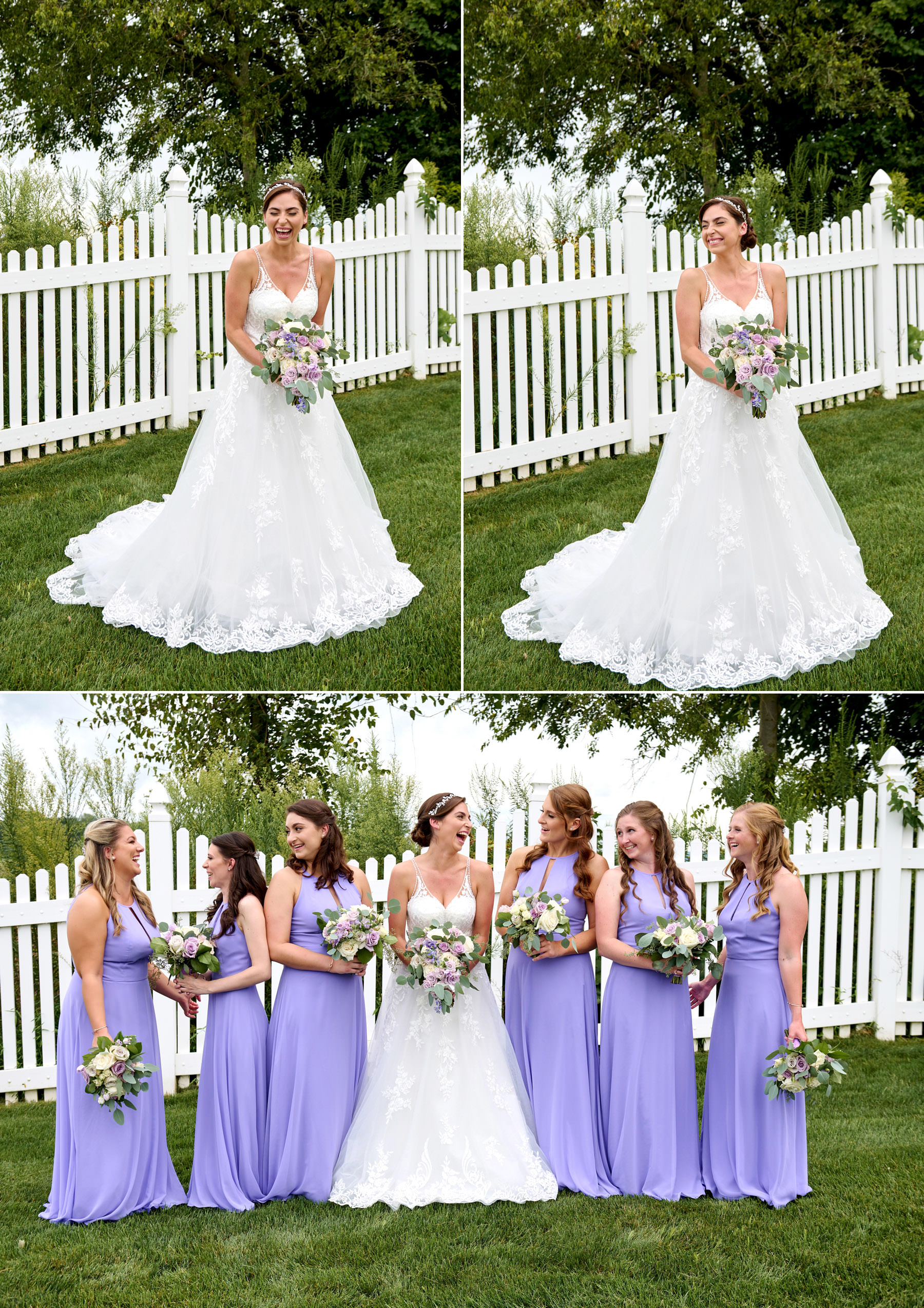 laughing bride photos