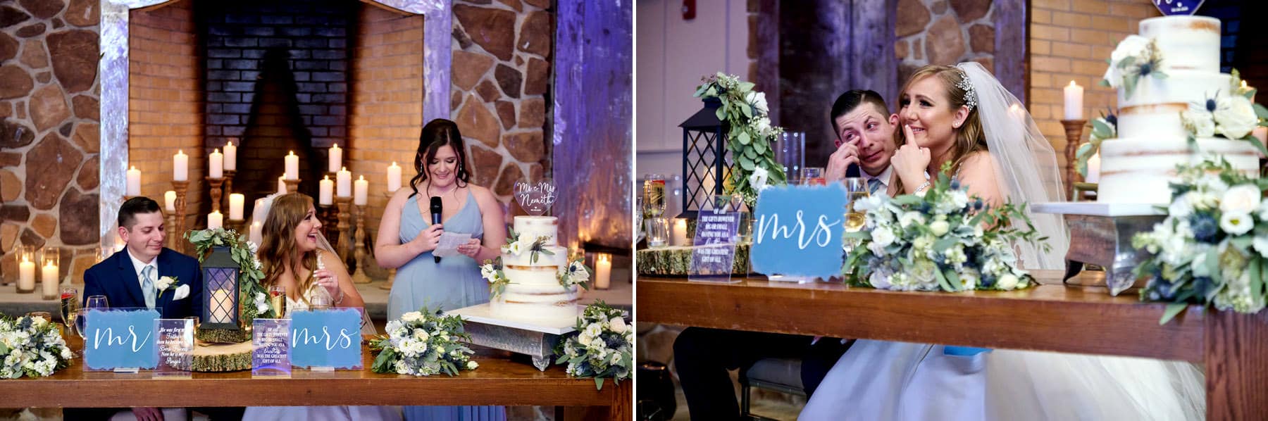 wedding toast photos at the farmhouse nj