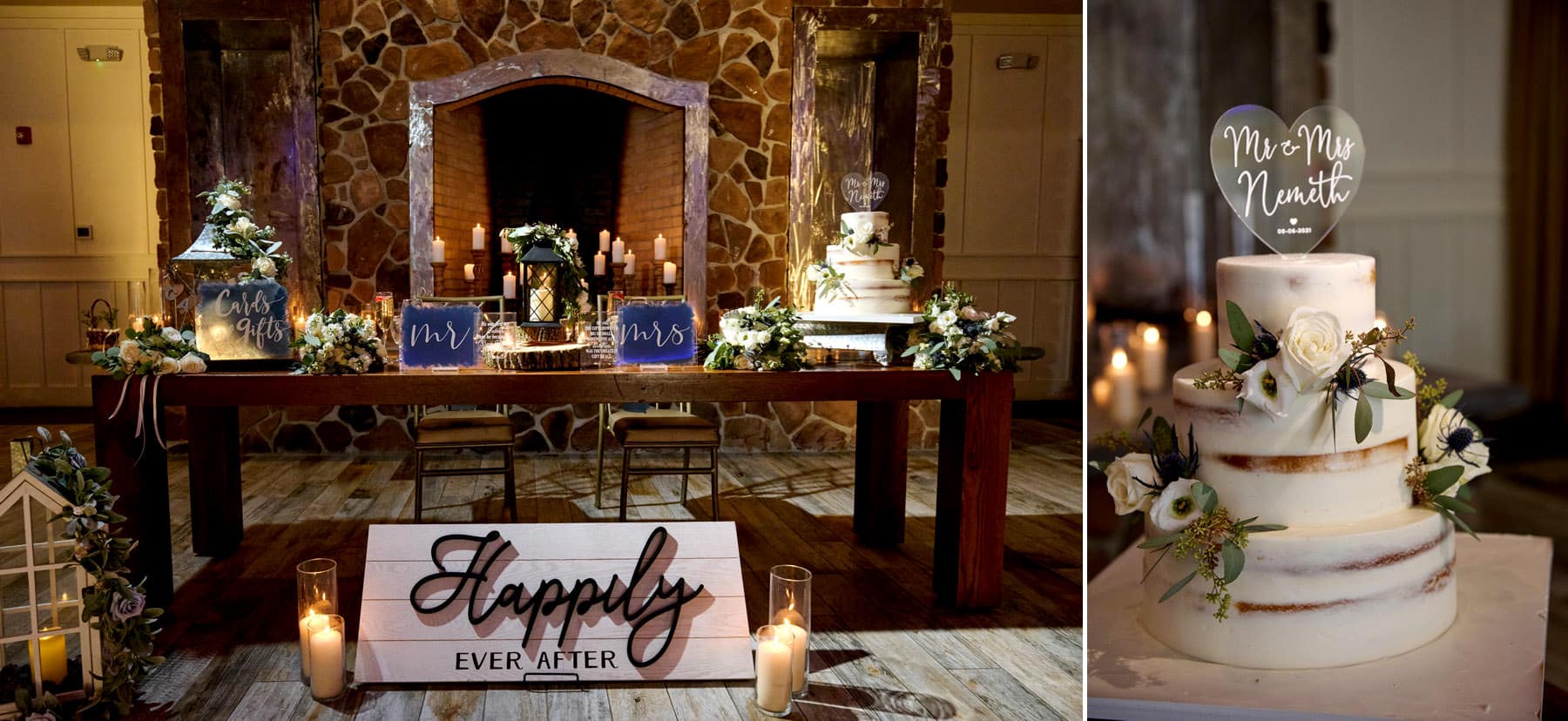 wedding ballroom detail photos at the farmhouse nj