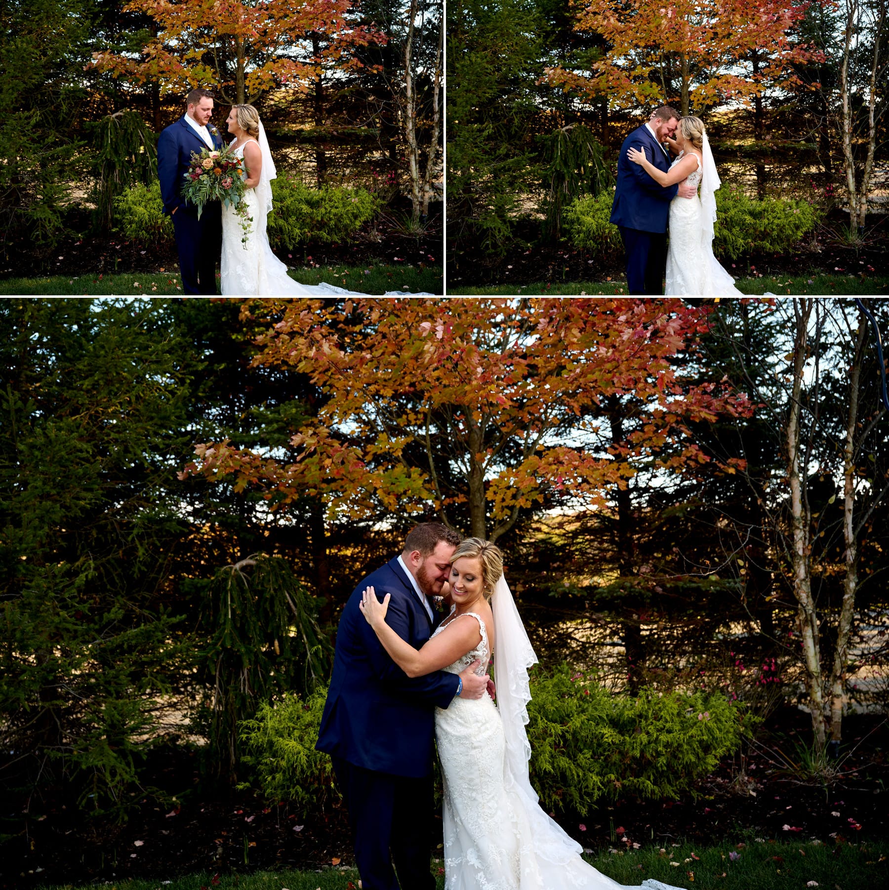 Chandelier at Flanders Valley fall wedding photos 