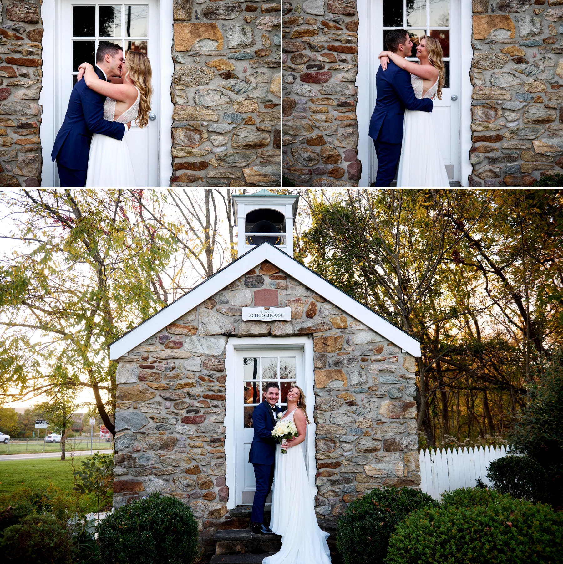 the schoolhouse at The Farmhouse NJ wedding photos