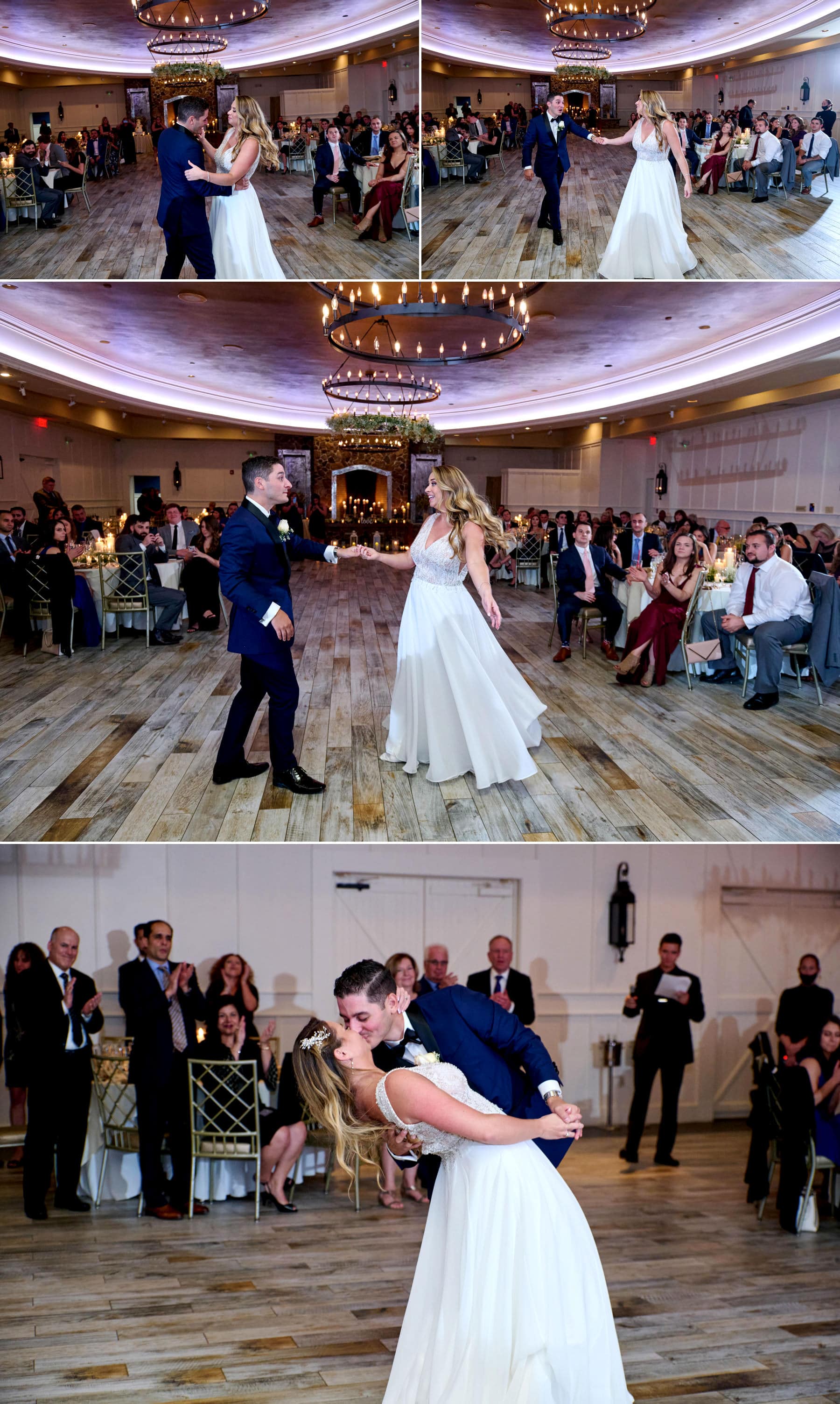 first dance wedding photos at The Farmhouse NJ