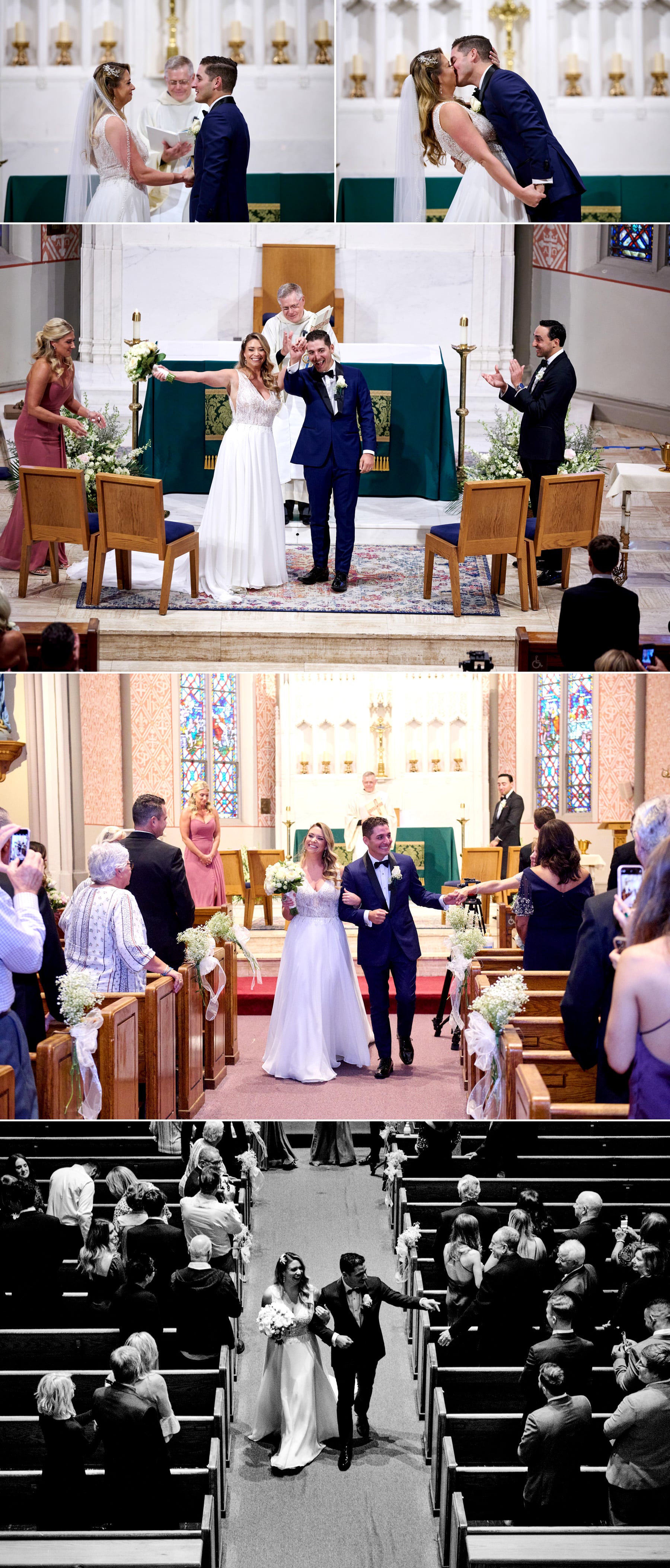 wedding photos at st peter new brunswick nj