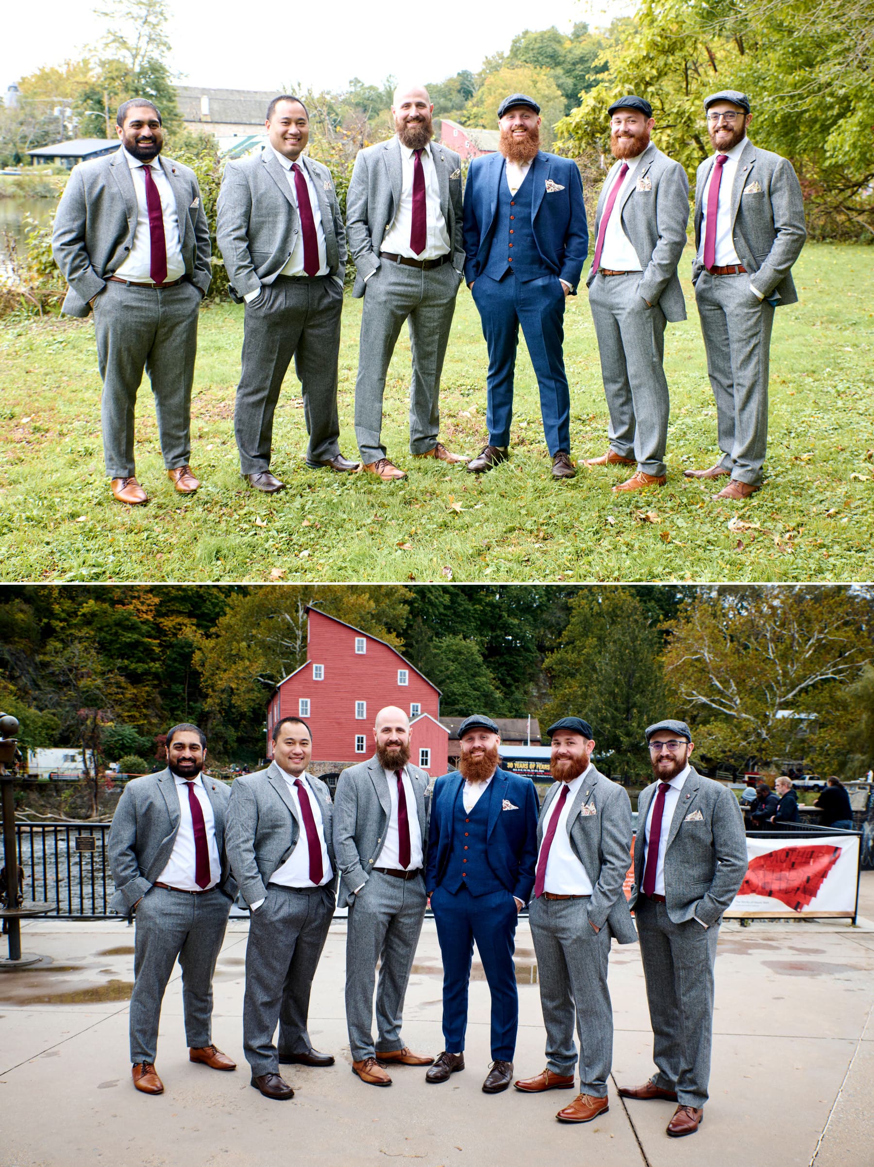 groomsmen photos in Clinton NJ