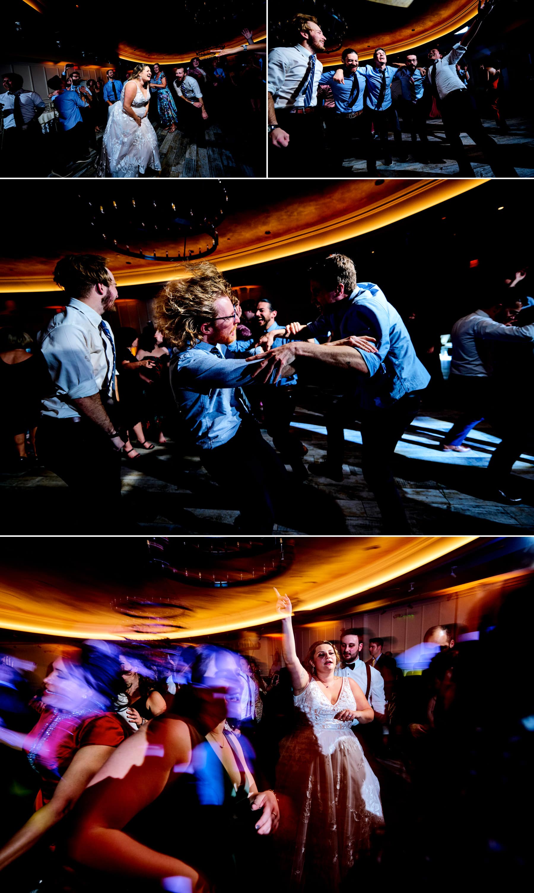 wedding dance floor photos at The Farmhouse in Hampton NJ