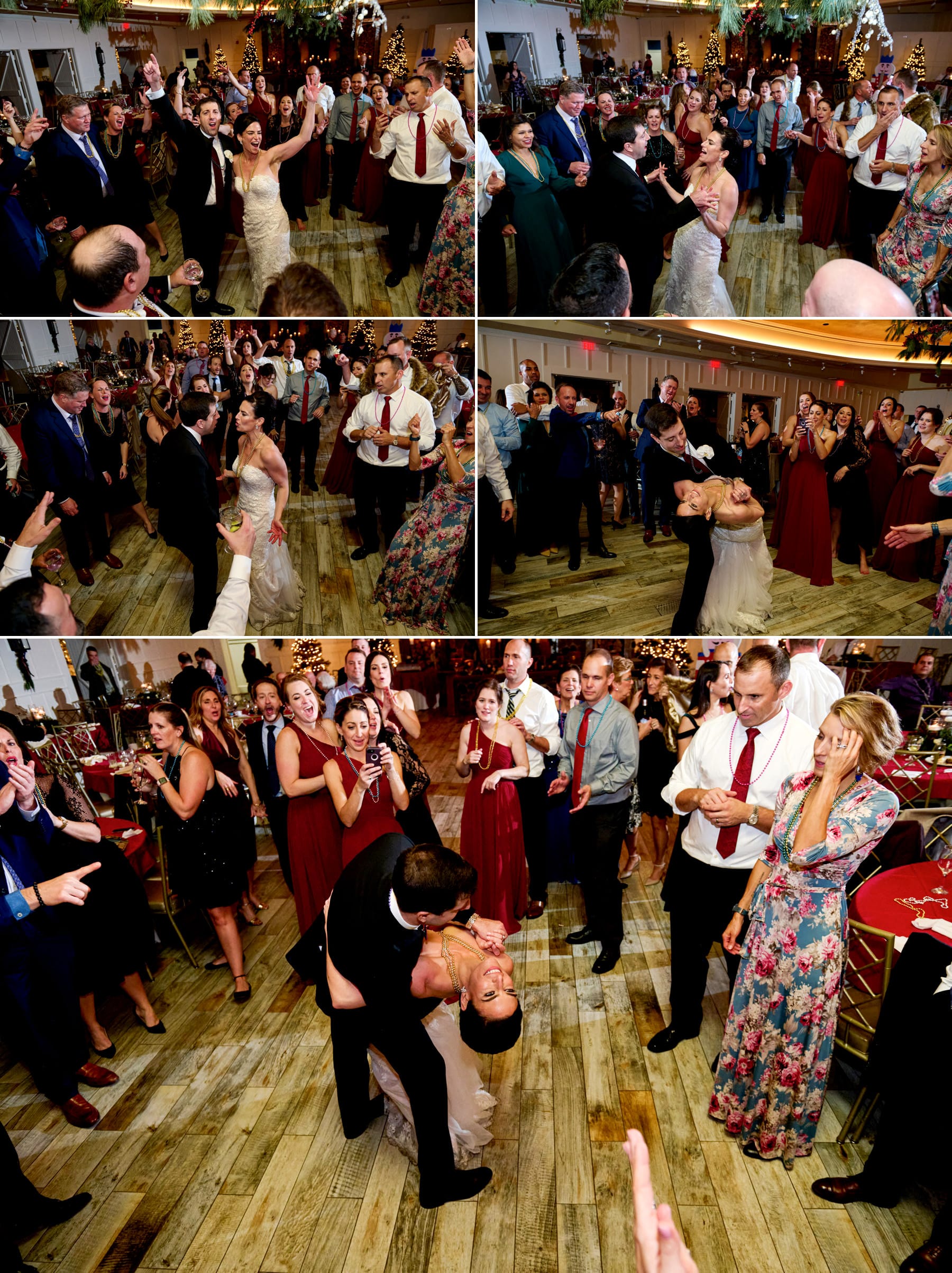 last song of the wedding night photos at The Farmhouse