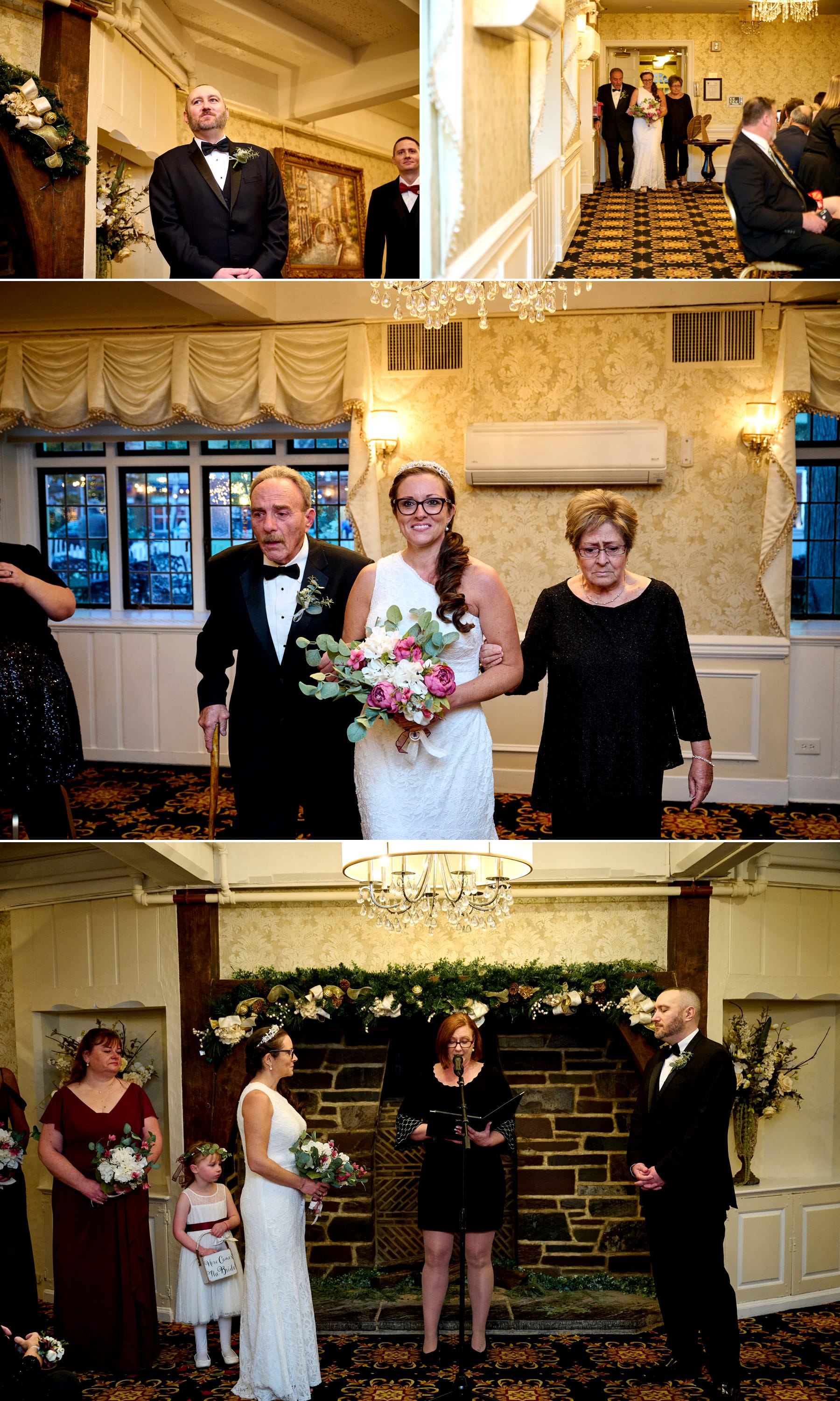 The Nassau Inn inside wedding ceremony