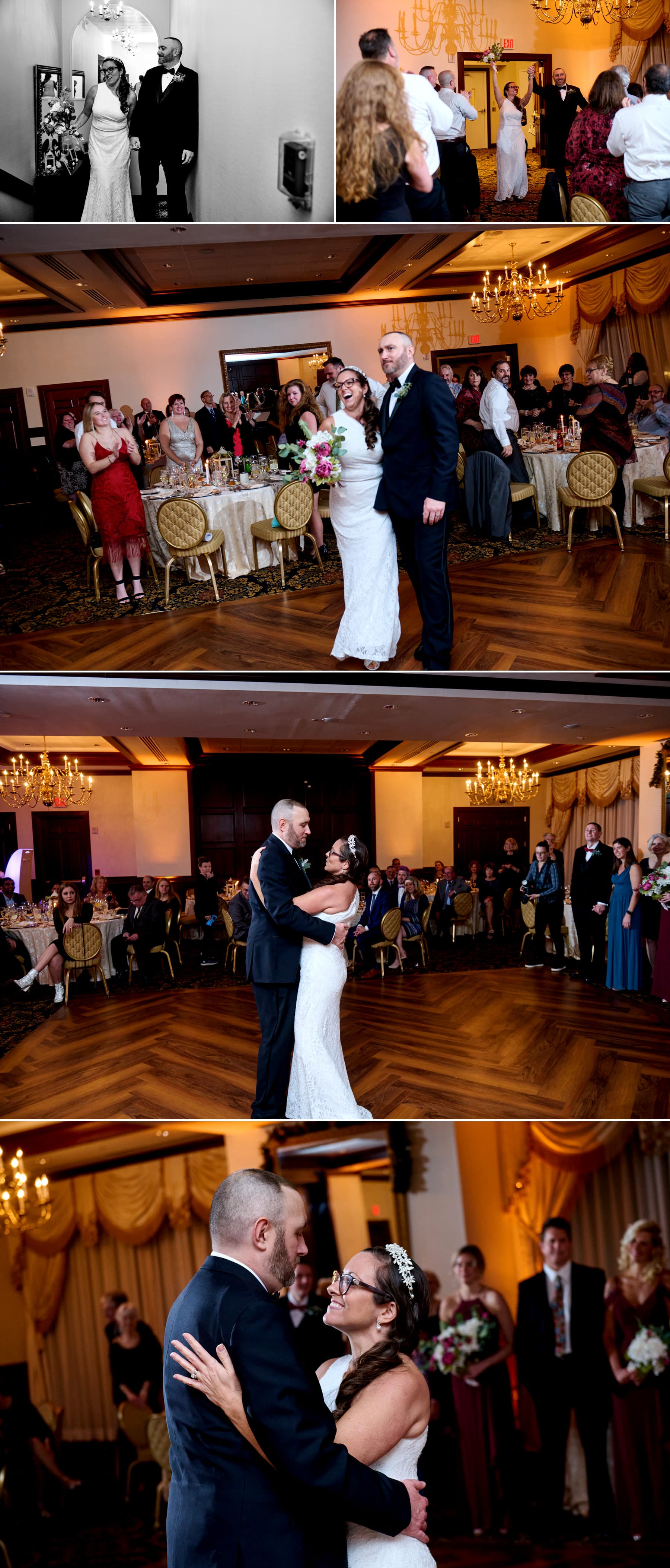wedding first dance photos at The Nassau Inn