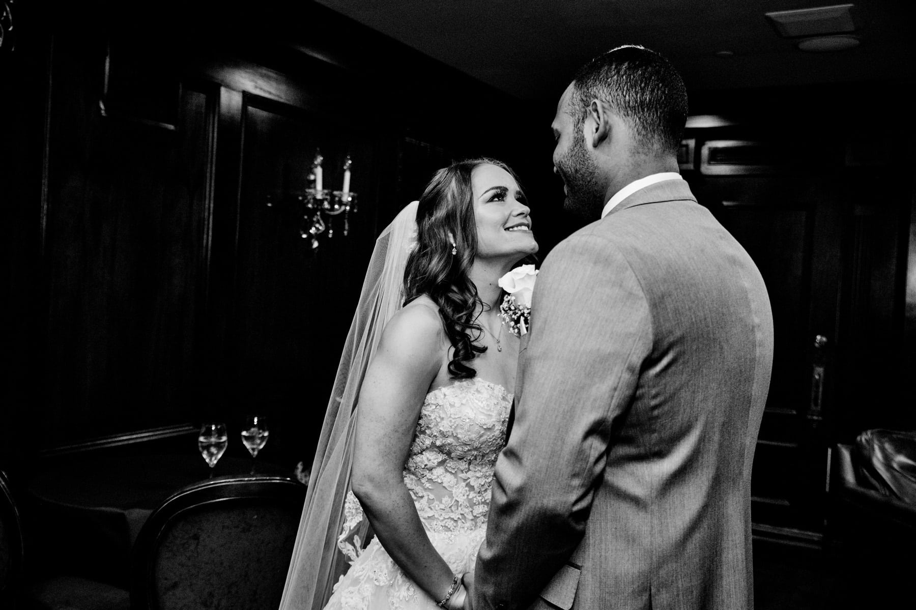 bride and groom at The Park Savoy