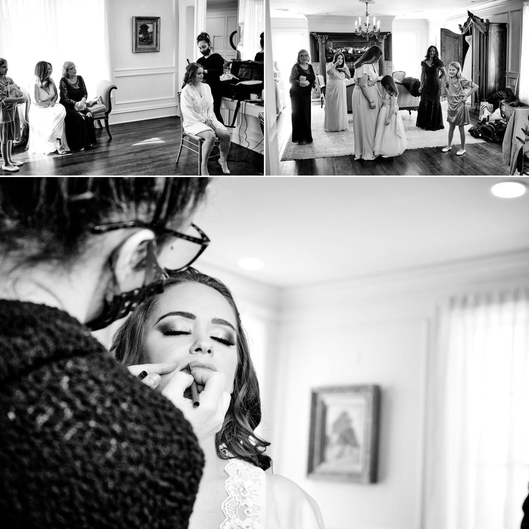 bride prep photos at The Park Savoy