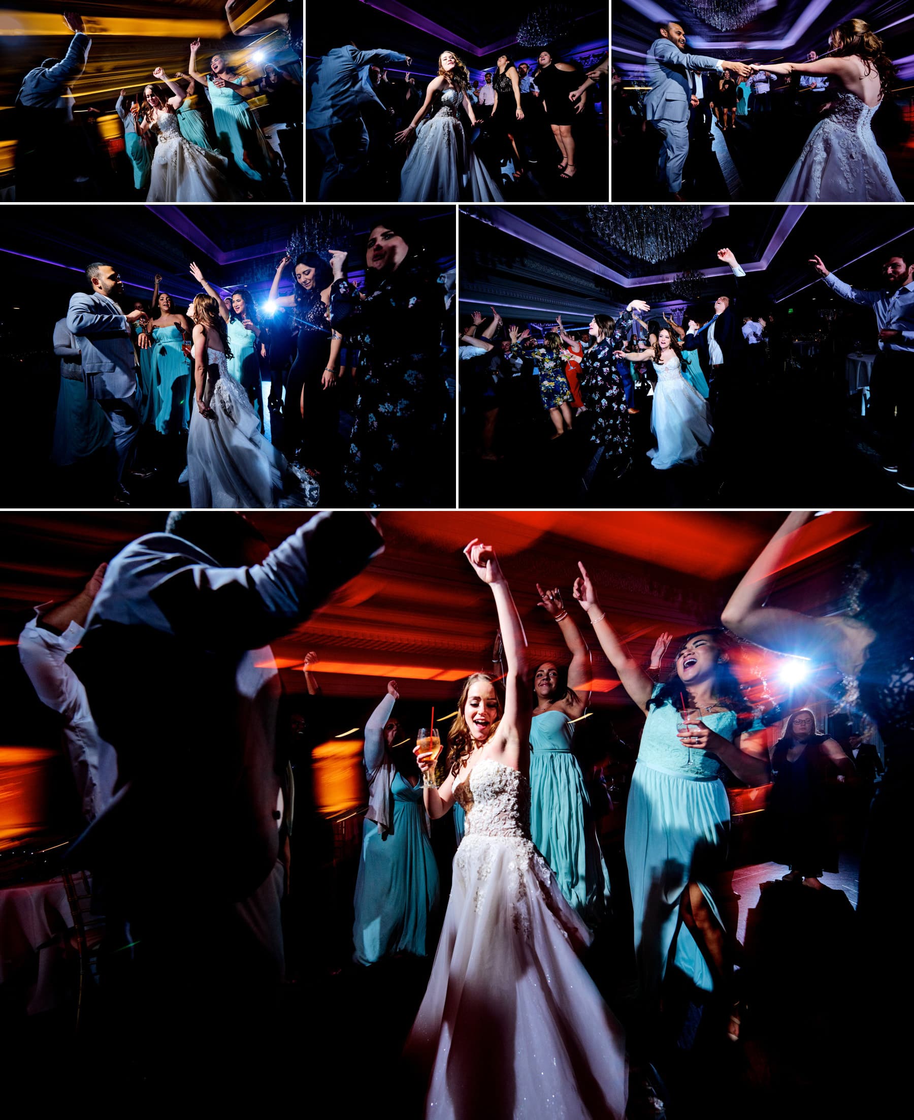 wedding guests dancing at The Park Savoy