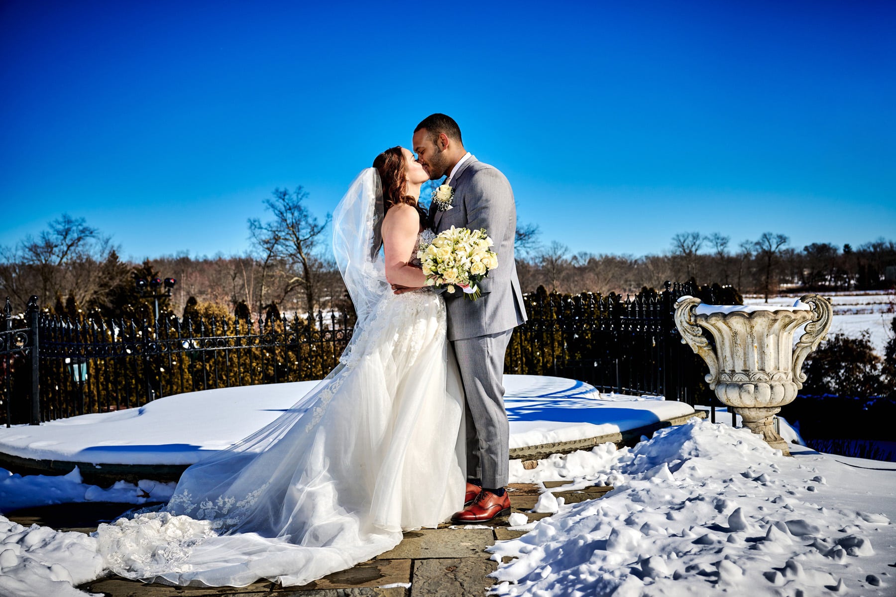 winter wedding at The Park Savoy