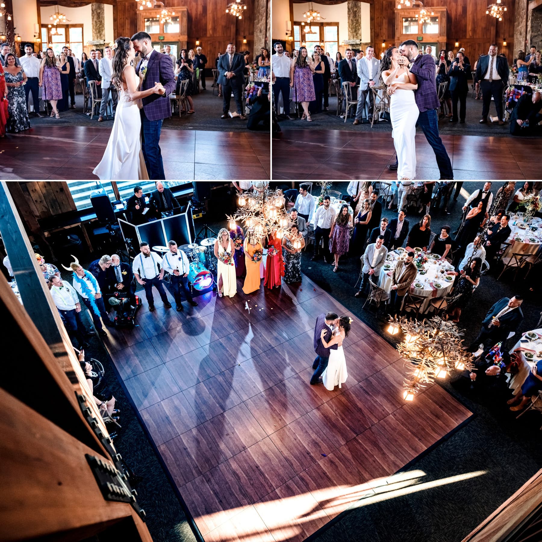wedding first dance at Mountain Creek Resort