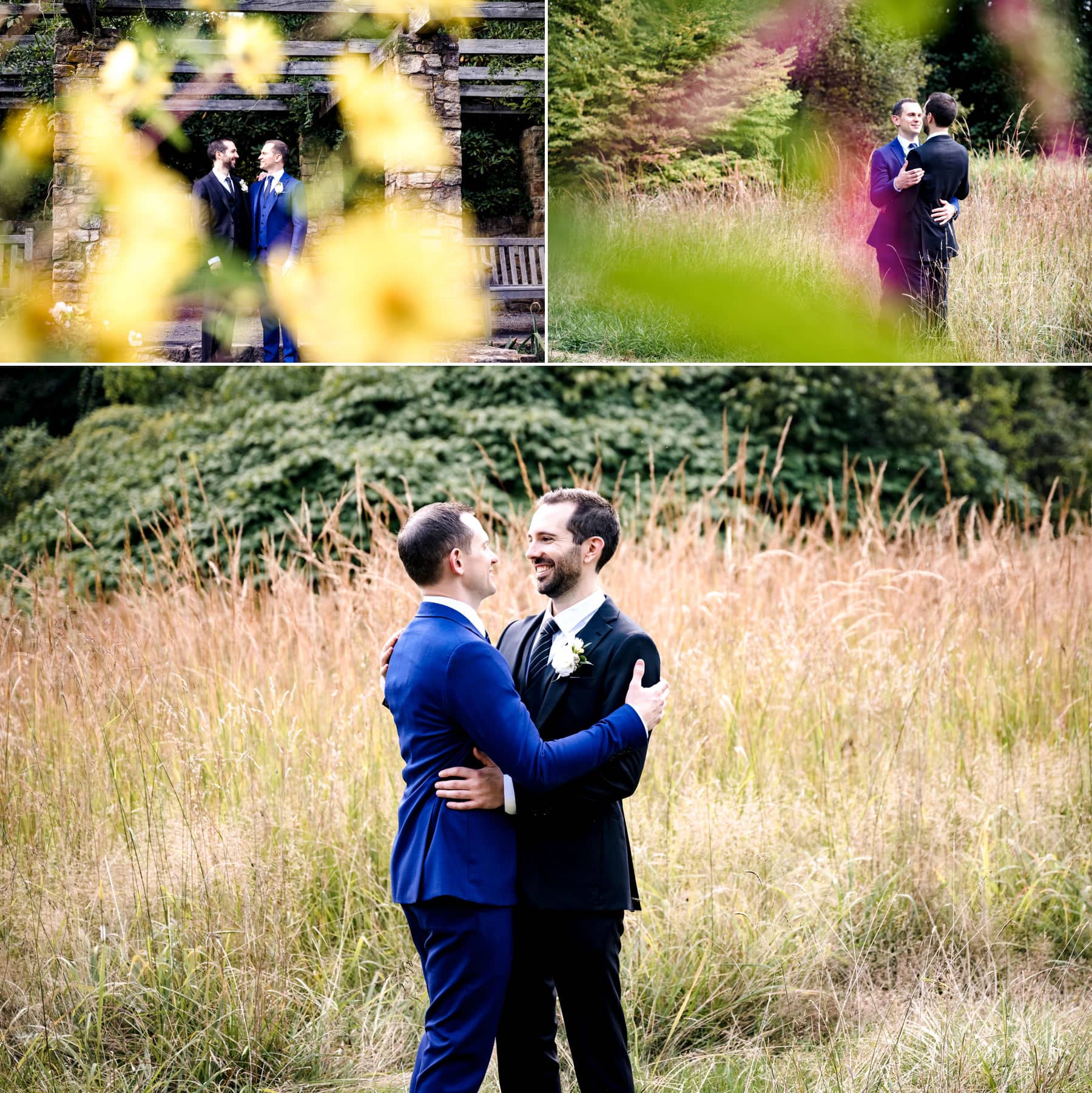 wedding photos at Cross Estate Gardens